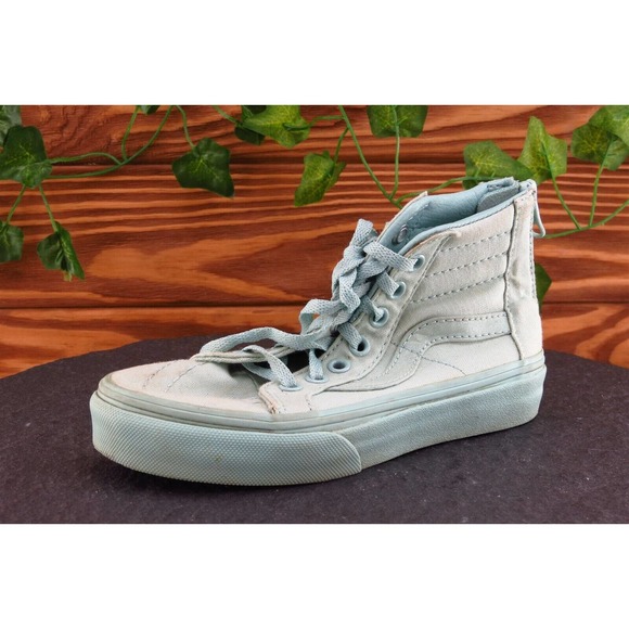 VANS Toddler Girls 12 Medium Green Skateboarding‎ Fabric - Picture 1 of 7
